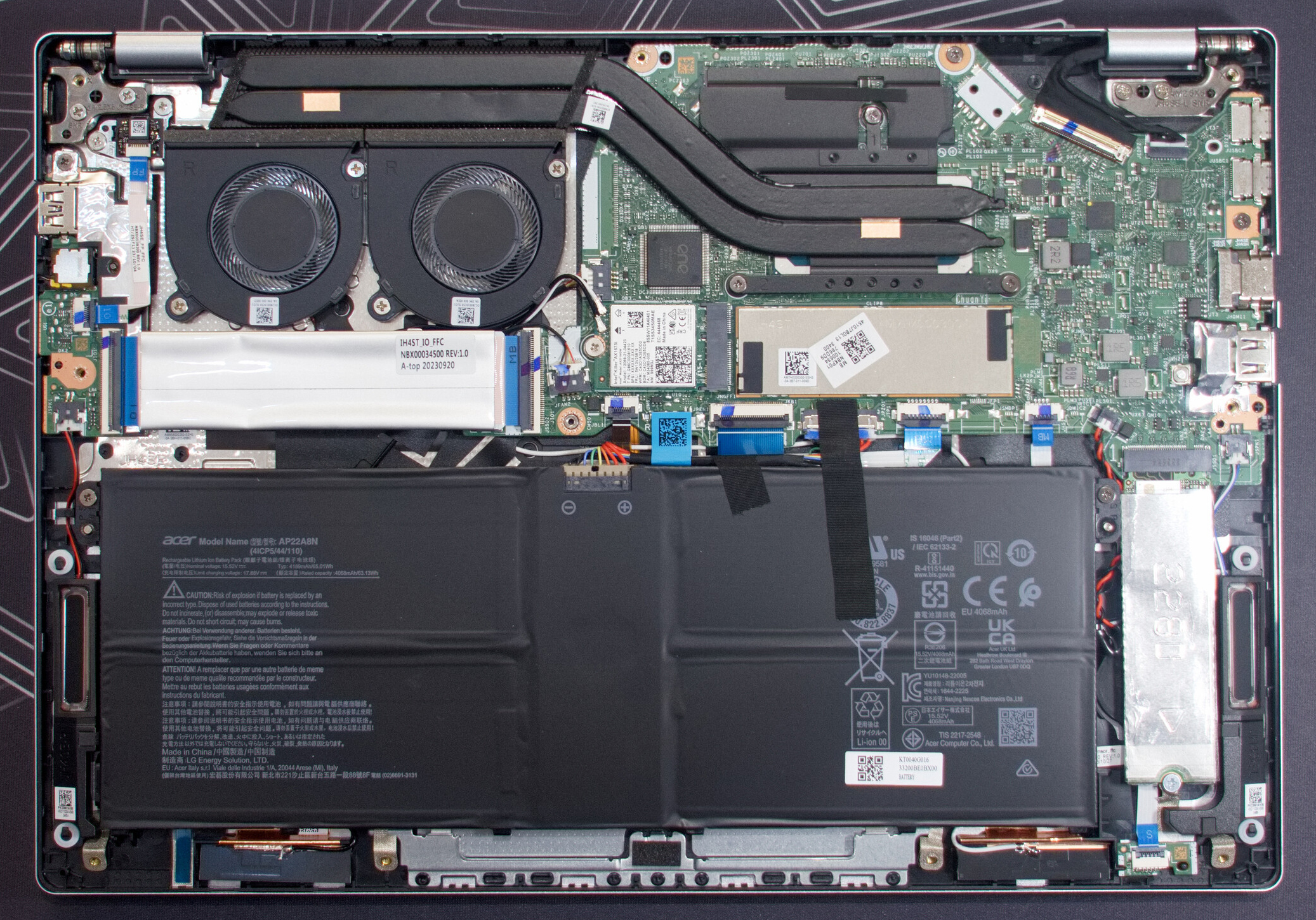 How to replace and fix Acer Swift Go 14 SFG14-41, SFG14-42, SFG14-71, SFG14-72, SFG14-72T, SFG14-73, SFG14-73T, silver backlit US keyboard original (Acer Swift Go 14)